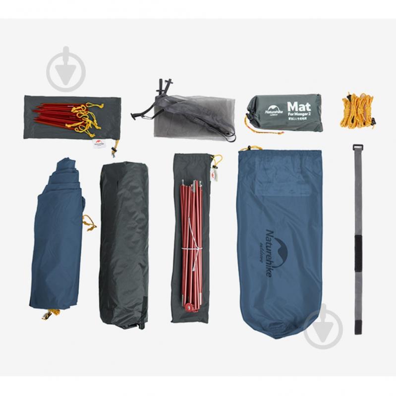 Палатка туристическая Naturehike Mongar UL темно-синяя 6975641882596 - фото 3
