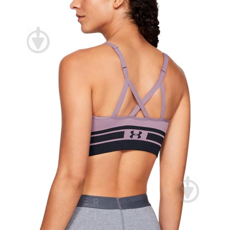 Бра Under Armour Seamless Longline Bra 1322552-521 р.M фіолетовий - фото 2