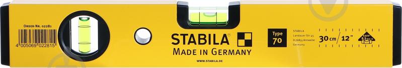 Уровень 30 см Stabila Type 70 2281 - фото 2 Уровень 30 см Stabila Type 70 2281 - фото 2