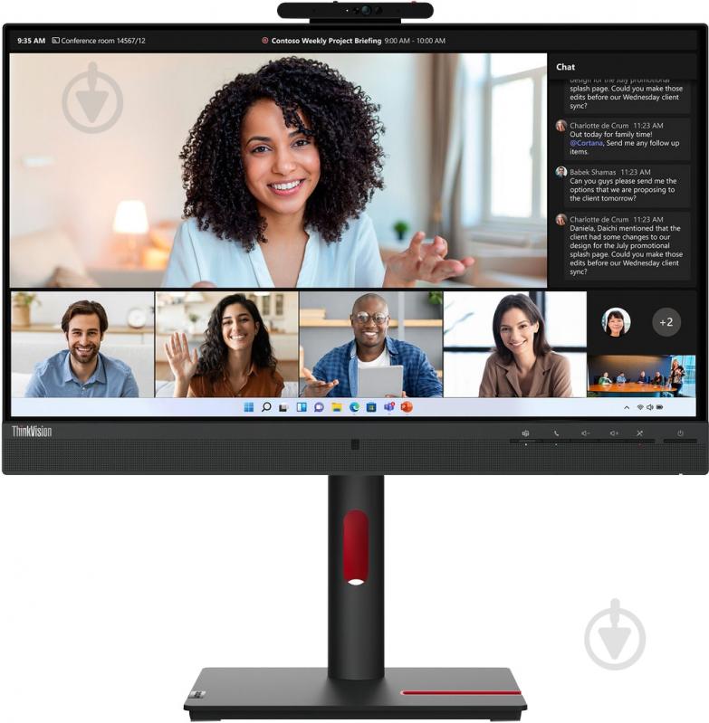 Монитор Lenovo ThinkVision T24mv-30 23,8" (63D7UAT3UA) - фото 1 Монитор Lenovo ThinkVision T24mv-30 23,8" (63D7UAT3UA) - фото 1