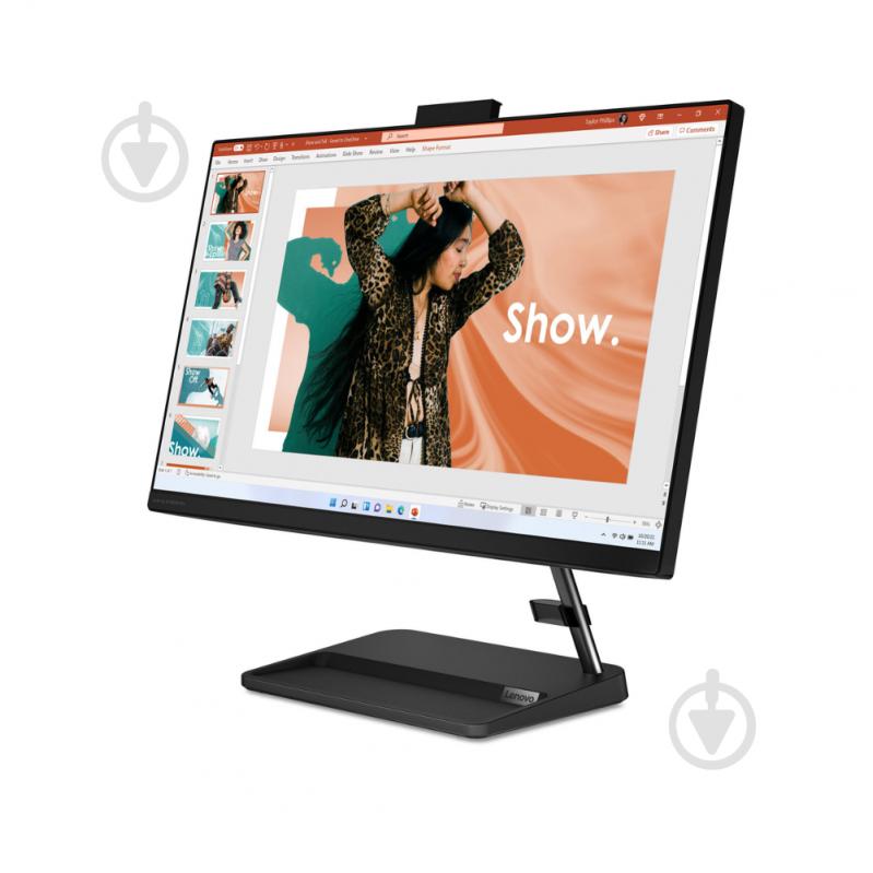 Моноблок Lenovo IdeaCentre AIO 3 24IAP7 23,8 (F0GH00X0UO) black - фото 2