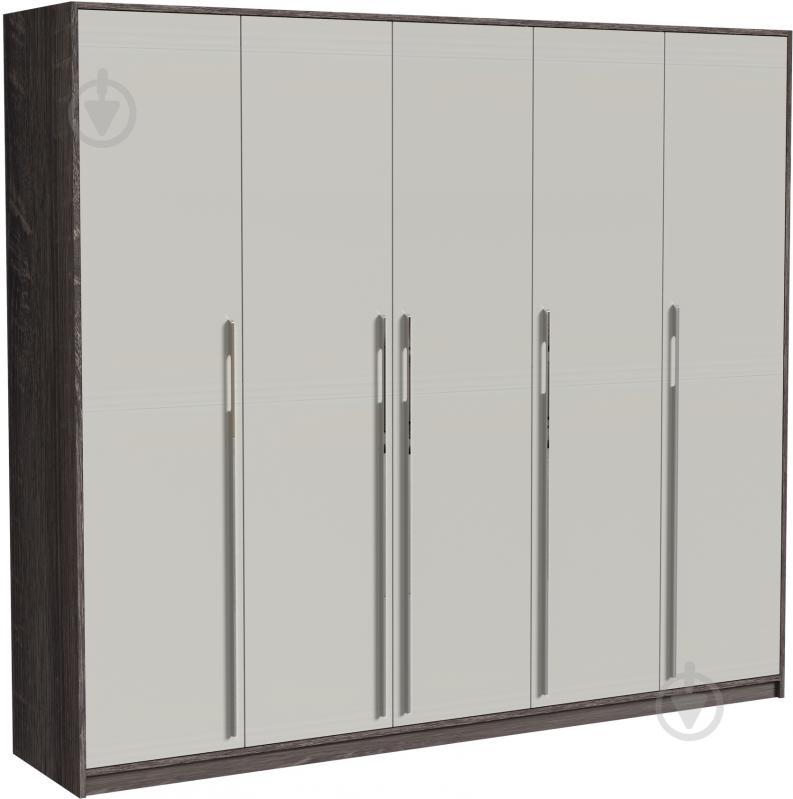 Шкаф Luxe Studio Loom 2476 2200х2476х564 мм агат серый глянец / светло-серый - фото 1 Шкаф Luxe Studio Loom 2476 2200х2476х564 мм агат серый глянец / светло-серый - фото 1