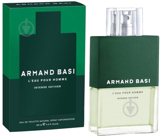 Туалетна вода Armand Basi L'eau Pour Homme Intense Vetiver 75 мл - фото 1