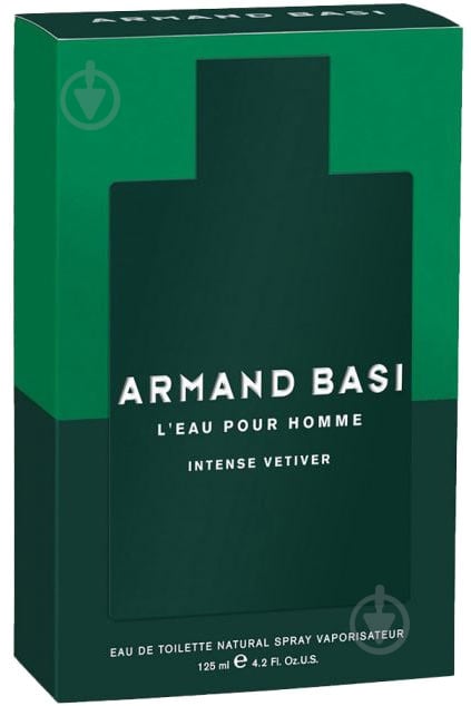 Туалетна вода Armand Basi L'eau Pour Homme Intense Vetiver 75 мл - фото 2