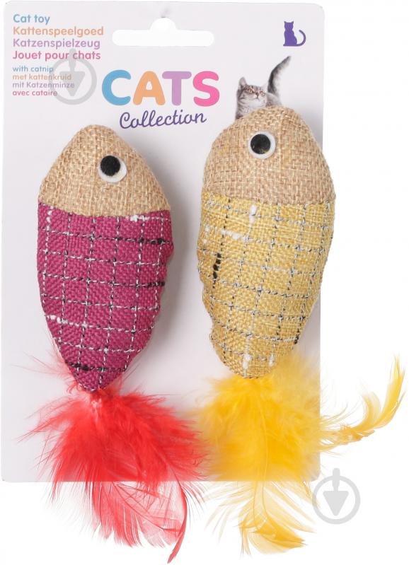 Набір іграшок для котів 2 шт. різнокольоровий 491003480 різнокольоровий (491003480) - фото 1 Набір іграшок для котів 2 шт. різнокольоровий 491003480 різнокольоровий (491003480) - фото 1