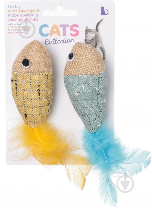 Набір іграшок для котів 2 шт. різнокольоровий 491003480 різнокольоровий (491003480) - фото 3 Набір іграшок для котів 2 шт. різнокольоровий 491003480 різнокольоровий (491003480) - фото 3