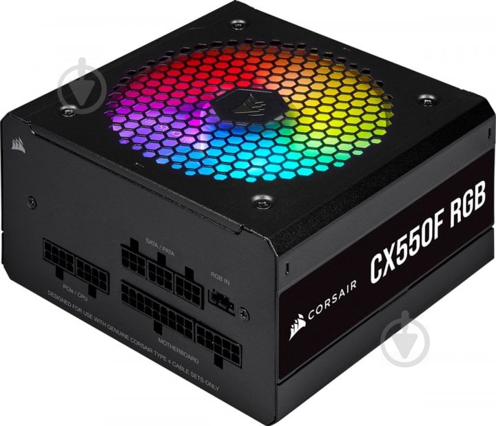 Блок живлення Corsair CX550F RGB CP-9020216-EU 550 Вт - фото 1