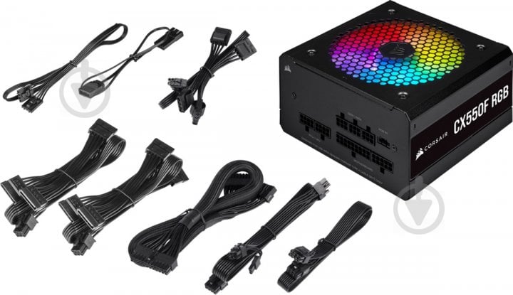 Блок живлення Corsair CX550F RGB CP-9020216-EU 550 Вт - фото 16