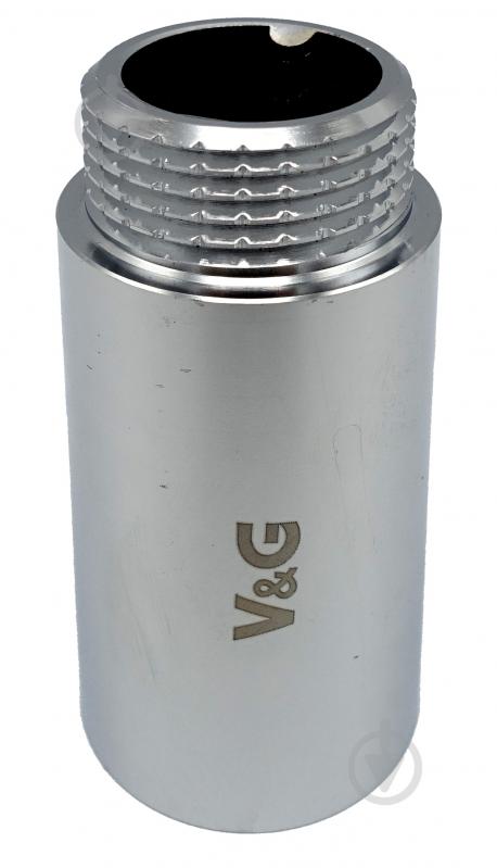 Удлинитель ВН V&G VALOGIN 1/2"x60 мм хромированный VG-210108 - фото 2