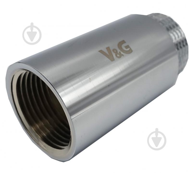 Удлинитель ВН V&G VALOGIN 1/2"x60 мм хромированный VG-210108 - фото 1