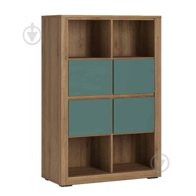 Пенал Meble Wojcik 4S HOBBY 1320х890х400 мм дуб дикий / дуб дикий - фото 1