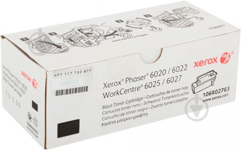 Картридж Xerox Phaser Black 106R02763 черный - фото 1
