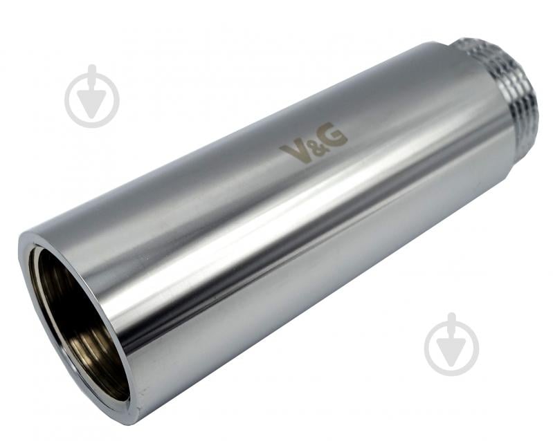 Удлинитель ВН V&G VALOGIN 1/2"x80 мм хромированный VG-210110 - фото 1