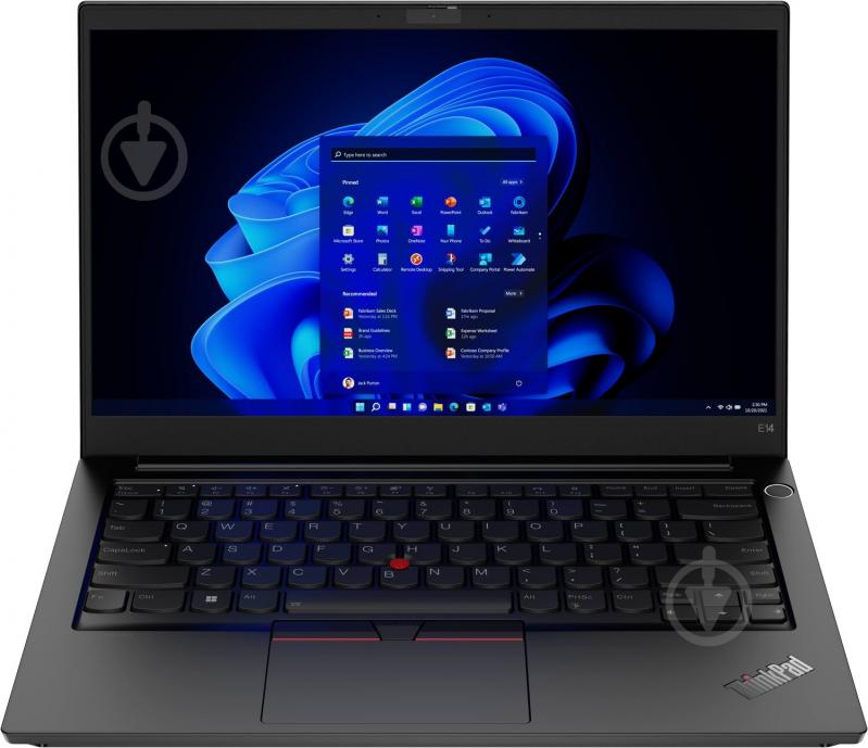 Ноутбук Lenovo ThinkPad E14 Gen 4 14" (21E3006ARA) black - фото 1