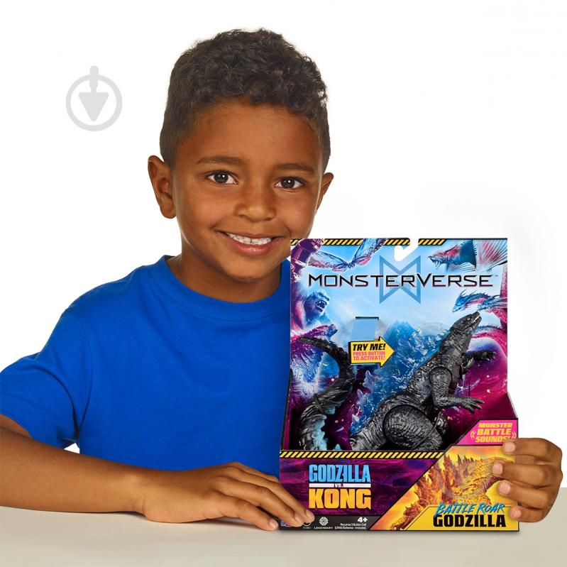 Фигурка Godzilla vs. Kong S2 Годзилла готов к бою (звук) 35756N - фото 6