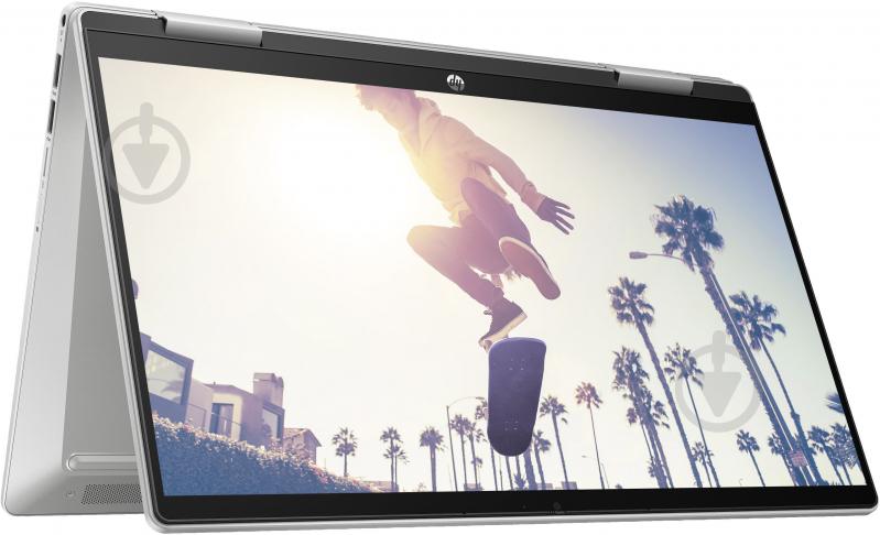 Ноутбук HP Pavilion x360 14" (825D9EA) natural silver - фото 2