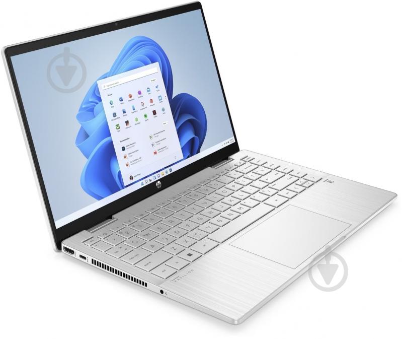 Ноутбук HP Pavilion x360 14" (825D9EA) natural silver - фото 8