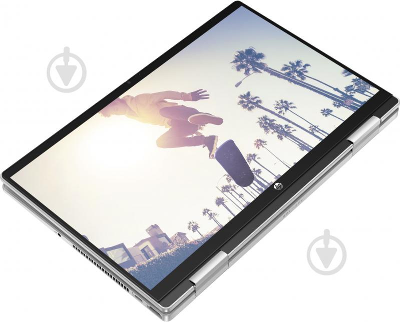 Ноутбук HP Pavilion x360 14" (825D9EA) natural silver - фото 3