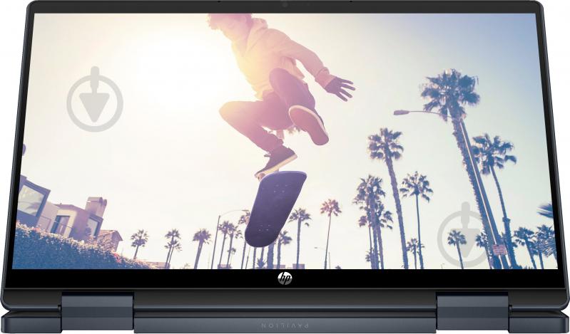 Ноутбук HP Pavilion x360 14" (826T0EA) space blue - фото 2