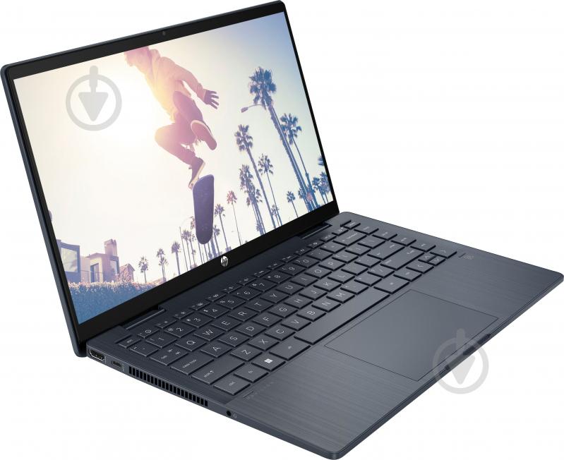 Ноутбук HP Pavilion x360 14" (826T0EA) space blue - фото 4