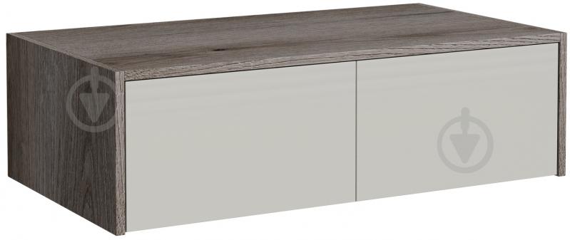 Полка Luxe Studio Loom 1012 300х1012х564 мм дуб эвок прибрежный / светло-серый - фото 1 Полка Luxe Studio Loom 1012 300х1012х564 мм дуб эвок прибрежный / светло-серый - фото 1