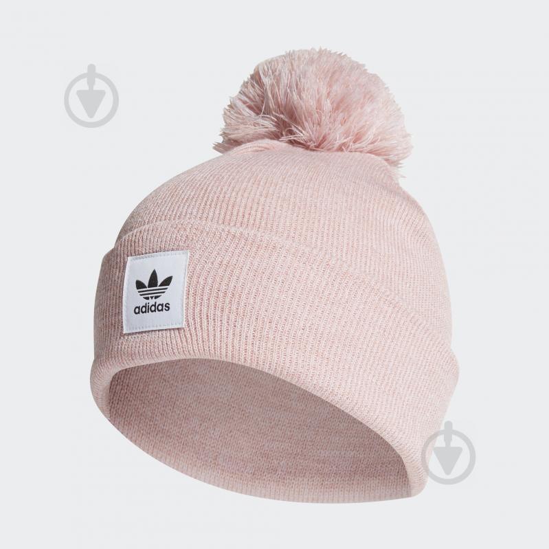 Шапка Adidas Melange Bobble ED8032 р.XL розовый - фото 1