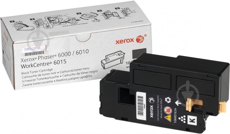 Тонер-картридж Xerox  черный 106R01634 - фото 1