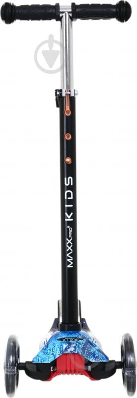 Самокат MaxxPro kids дитячий 3-колісний LS306C/maxi синій принт - фото 2