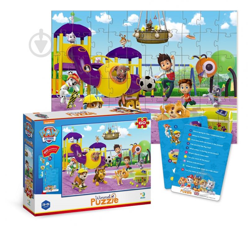 Пазл DoDo на 60 елементів Paw Patrol. На прогулянці 200453 - фото 2 Пазл DoDo на 60 елементів Paw Patrol. На прогулянці 200453 - фото 2