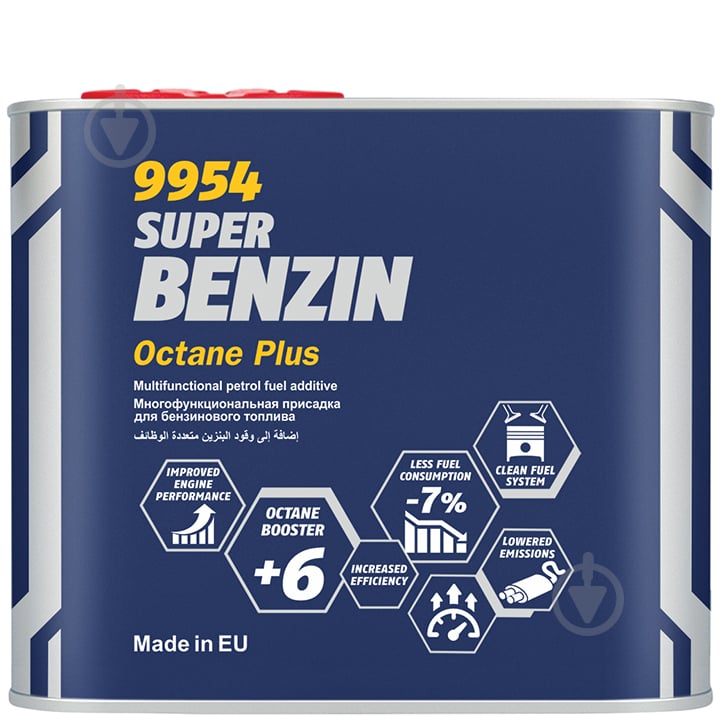 Присадка для збільшення октанового числа Mannol 9954 Super Benzin Octane Plus 500 мл - фото 1