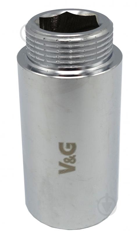 Подовжувач ВЗ V&G VALOGIN 3/4"x60 мм хромований VG-210120 - фото 1