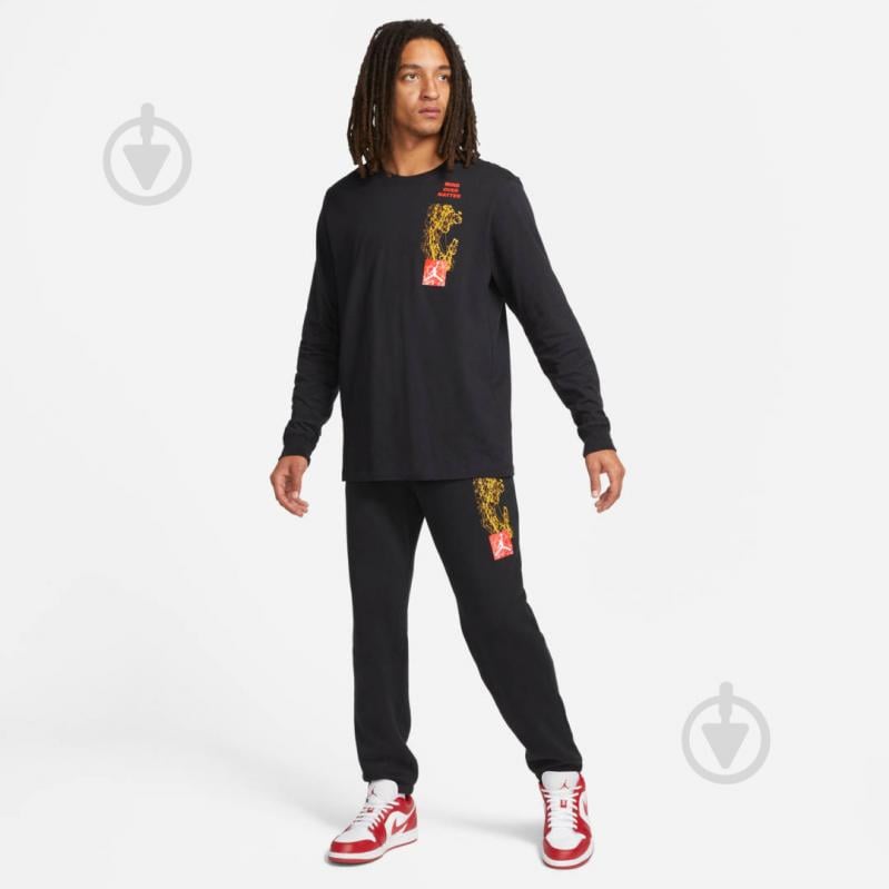 Футболка Nike M J MNTN LS CREW DC9785-010 р.L черный - фото 4