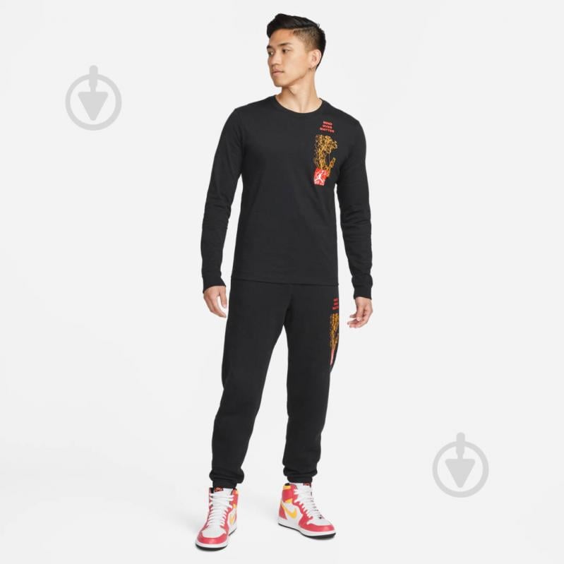 Футболка Nike M J MNTN LS CREW DC9785-010 р.L черный - фото 5