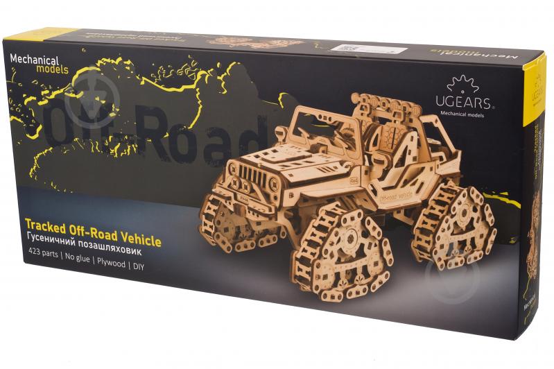 3D-пазл UGEARS Гусеничный внедорожник - фото 1