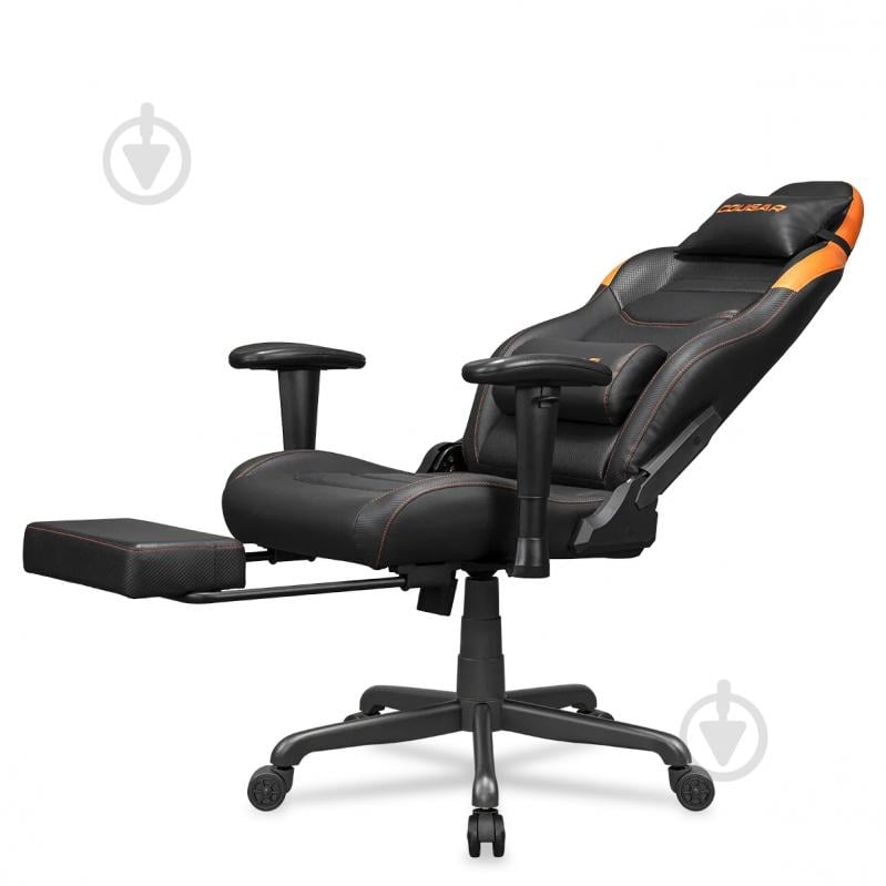 Кресло игровое Cougar EXPLORE NEO, дышащая экокожа черно-оранжевый - фото 5