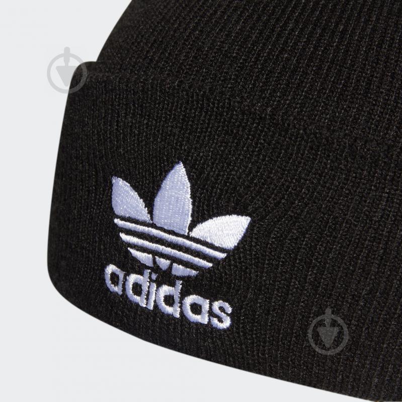 Шапка Adidas Ac Bobble Knit ED8719 р.L чорний - фото 4