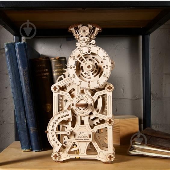 3D-пазл UGEARS Часы-двигатель (70217) - фото 3