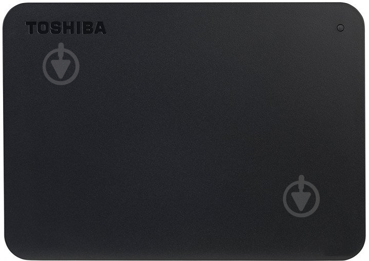 Жорсткий диск TOSHIBA Canvio Basics + USB-C адаптер 1 ТБ 2,5" USB Type-C (HDTB410EK3ABH) black - фото 1