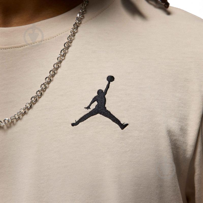 Футболка Jordan M J JUMPMAN EMB SS CREW DC7485-203 р.2XL бежевый - фото 4