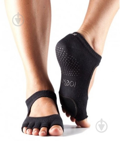 Носки Toesox PLIE GRIP HT-BLC р.M черный - фото 1