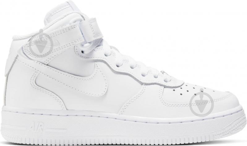 Кроссовки для мальчиков Nike AIR FORCE 1 MID (GS) 314195-113 р.35,5 белые - фото 1