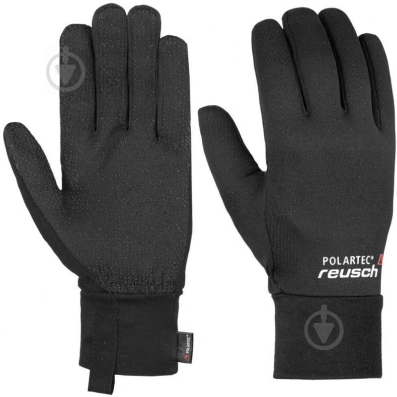 Рукавички Reusch Power Stretch® TOUCH-TEC™ 6005125-7700 р. 7 чорний - фото 1