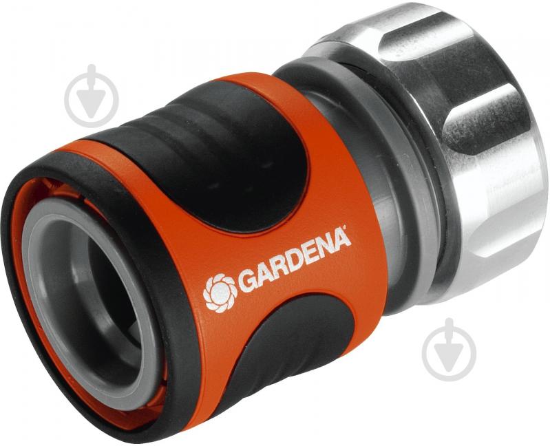 Коннектор Gardena Premium aquastop 1/2" 8168 - фото 1