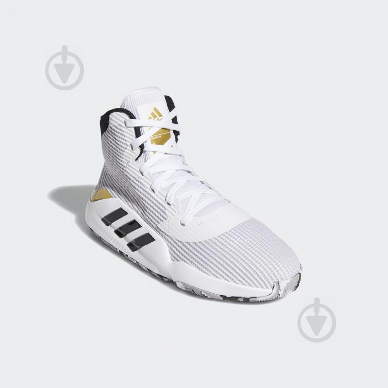 Кросівки чоловічі Adidas Pro Bounce 2019 EE3896 р.42 біло-сірі - фото 4