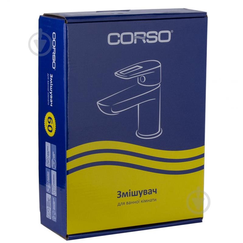 Смеситель для умывальника Corso LUGANO 26мм литой на шпильке (CH-2A147C) - фото 6