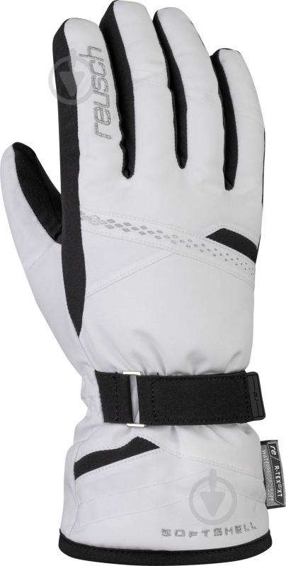 Варежки Reusch Reusch Hannah R-TEX® XT 6031213-1101 р.6,5 бело-черный - фото 1