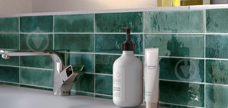 Плитка Cifre Jazba Green brillo 6x24,6 см - фото 2