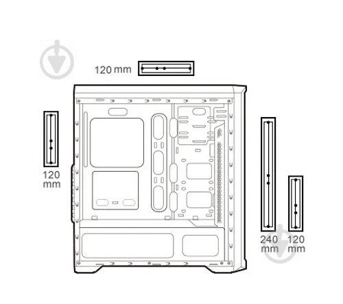 Корпус Cougar MX330-G Air Black (MX330-G Air) - фото 38