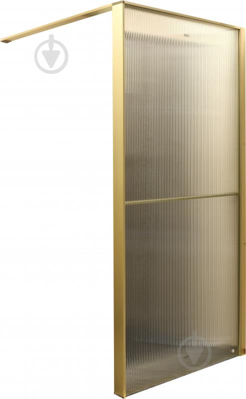 Стенка душевая EGO Walk-in PURE GOLD 100х200 см - фото 1