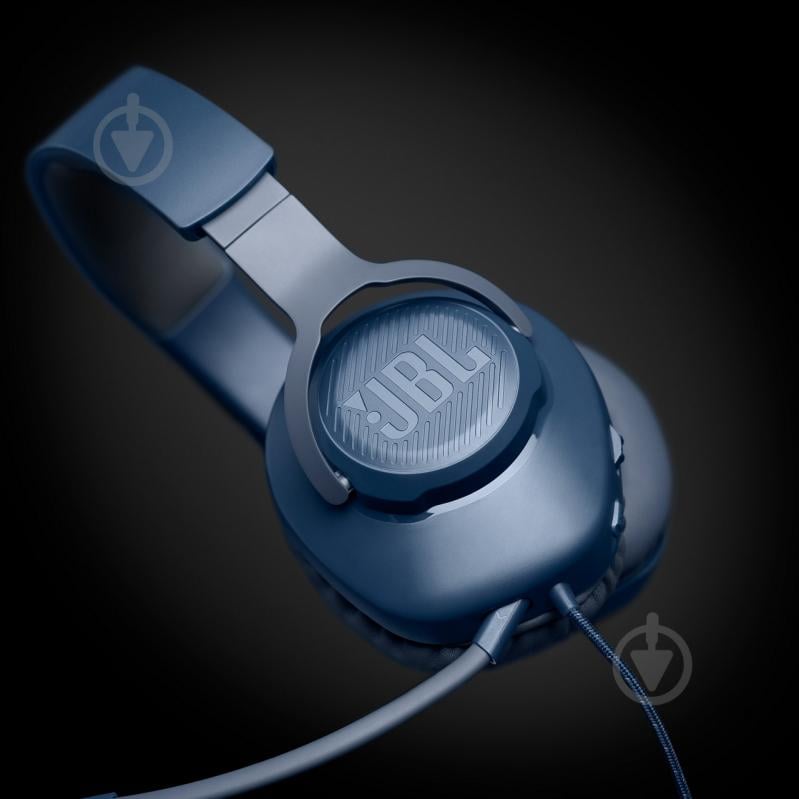 Гарнитура игровая JBL Quantum 100 blue (JBLQUANTUM100BLU) - фото 15